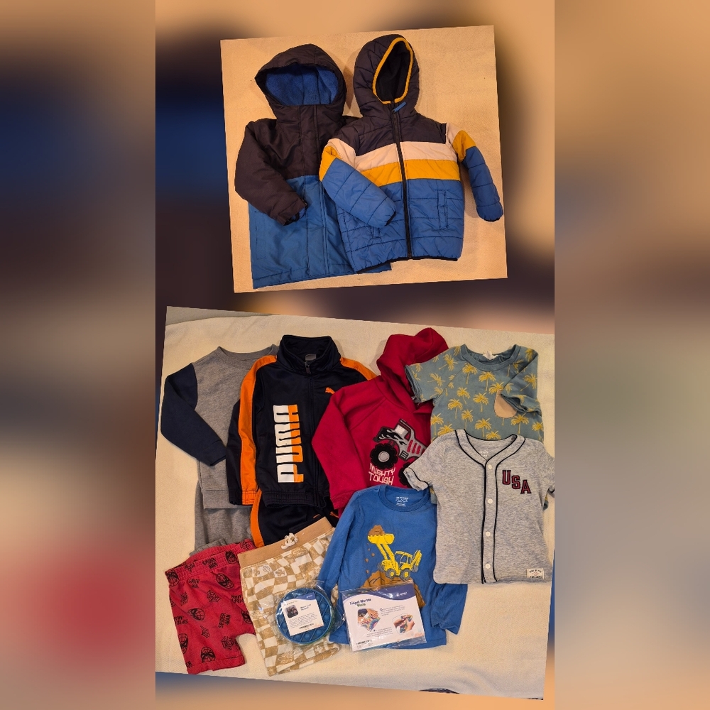 Bundle Of 4T Boys Clothing And Toys